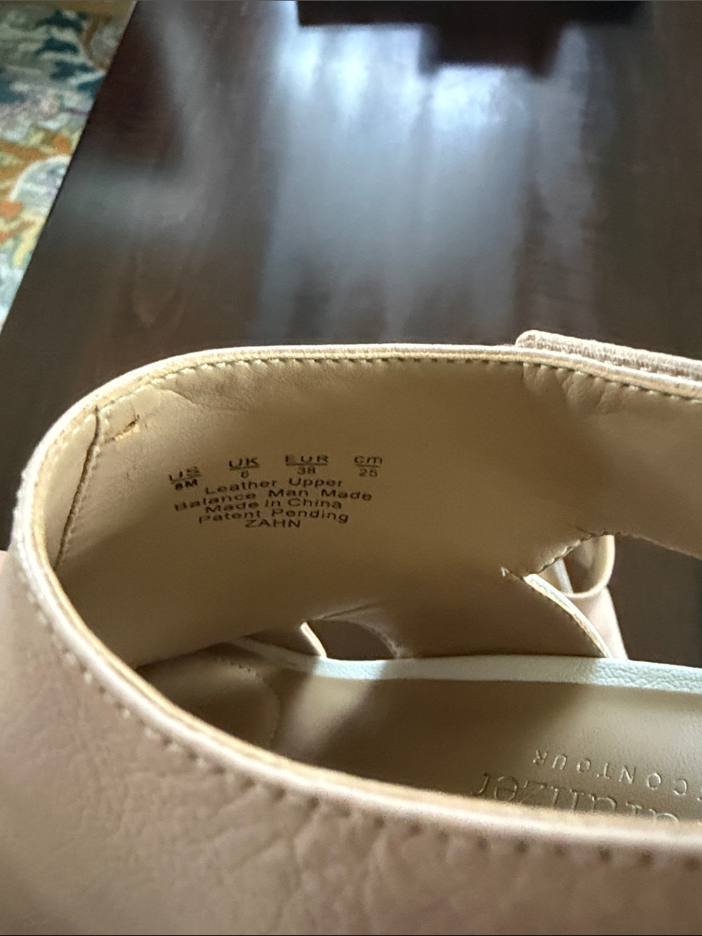 Naturalizer Blush Pink Open-Toe Block Heel Sandals - Picture 2 of 4